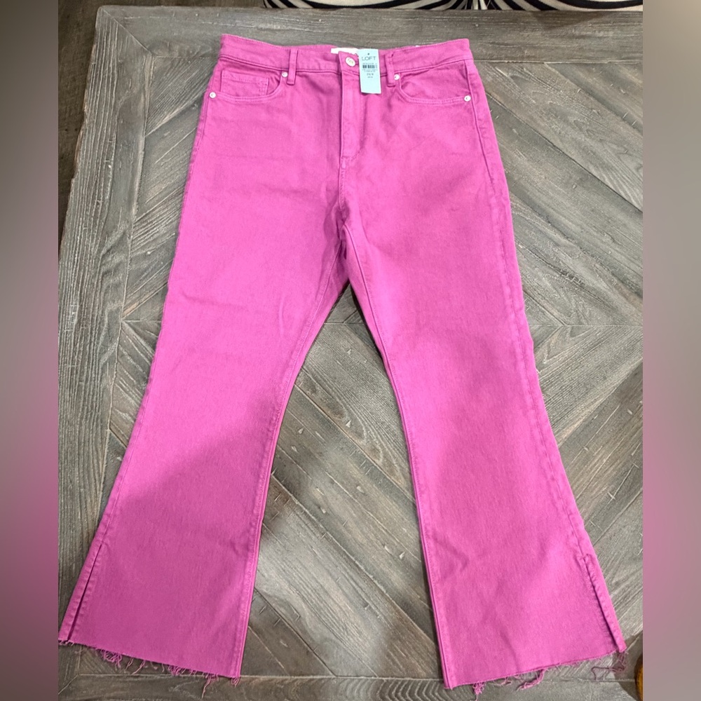 LOFT Kick Crop 8 Petite Jeans NWT
